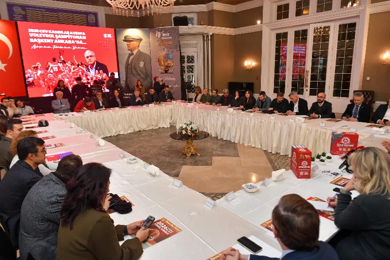 Türkiye Voleybol Federasyonu’ndan Ankara Kent Konseyi’ne Milletler Ligi Ziyareti — fotoğraf 10