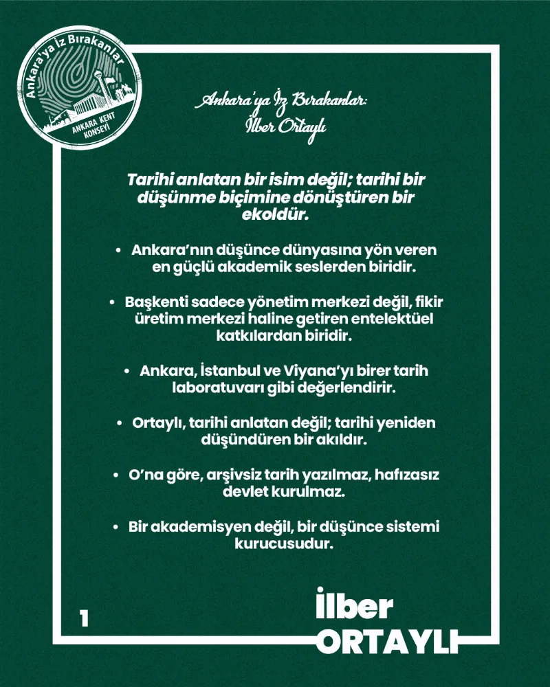 Ankara’ya İz Bırakanlar: İlber Ortaylı — fotoğraf 3