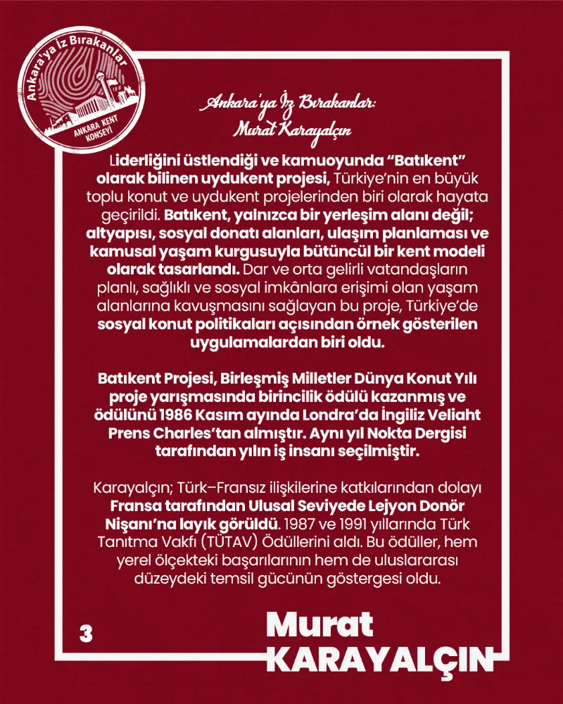 Ankara’ya İz Bırakanlar: Murat KARAYALÇIN — fotoğraf 5