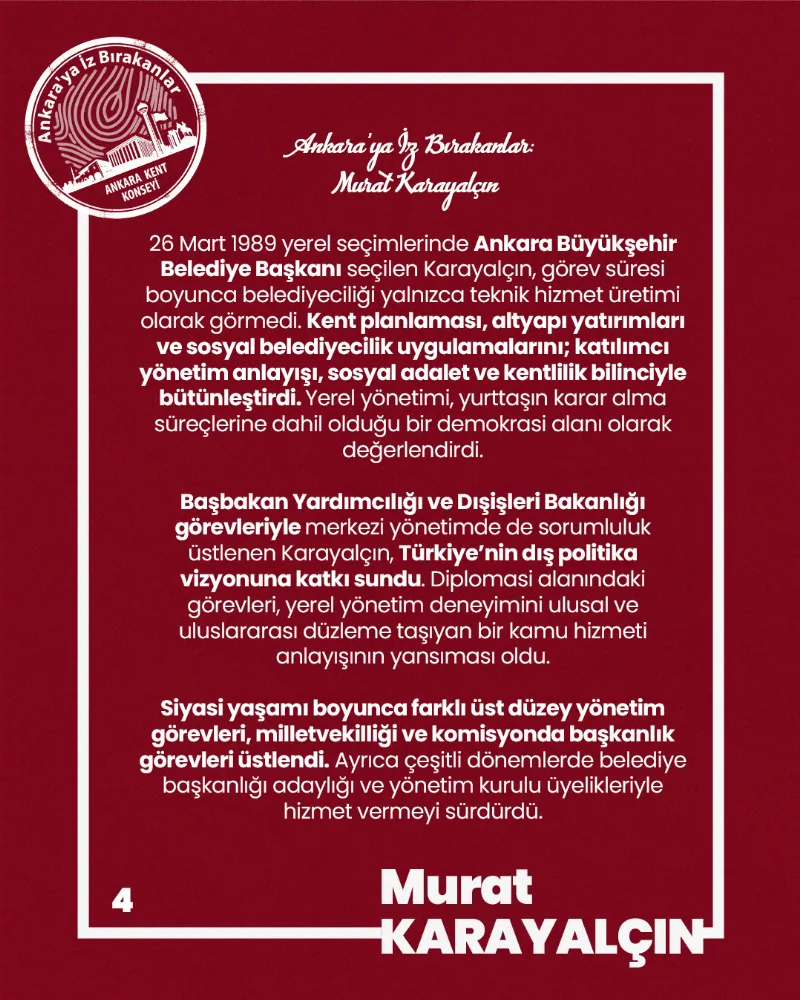 Ankara’ya İz Bırakanlar: Murat KARAYALÇIN — fotoğraf 6