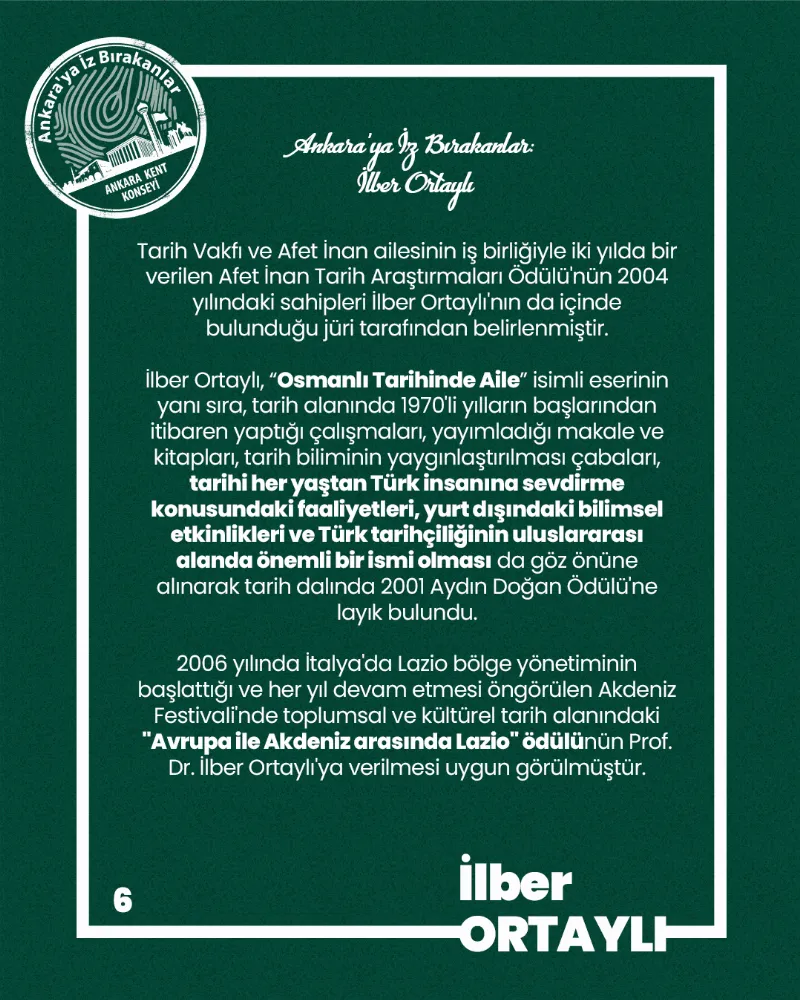 Ankara’ya İz Bırakanlar: İlber Ortaylı — fotoğraf 8