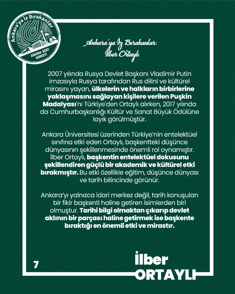 Ankara’ya İz Bırakanlar: İlber Ortaylı — fotoğraf 9