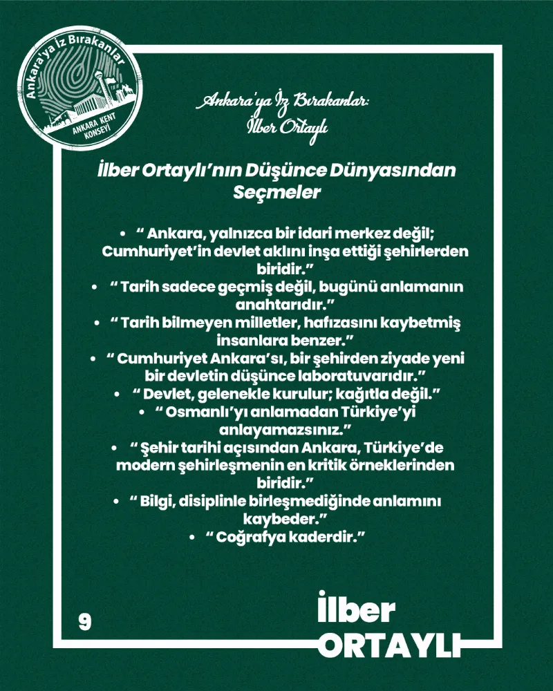 Ankara’ya İz Bırakanlar: İlber Ortaylı — fotoğraf 11