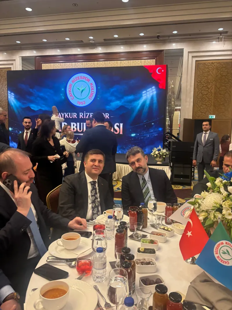 AKK Başkanı Halil İbrahim Yılmaz Çaykur Rizespor İftar Yemeğine Katıldı — fotoğraf 7