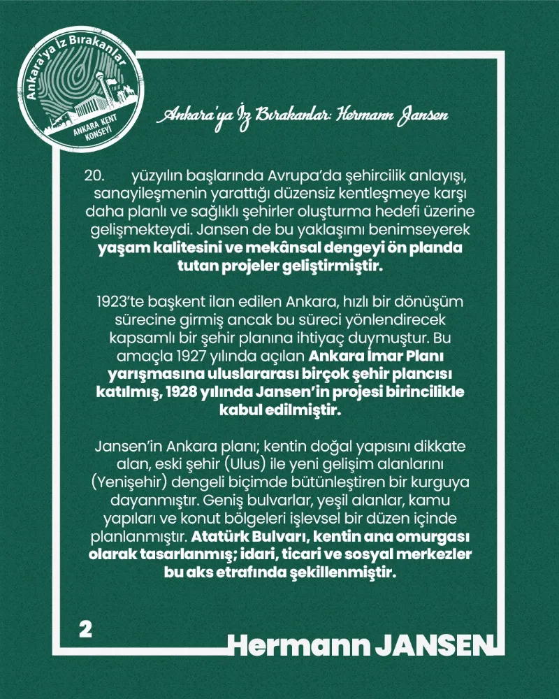 Ankara’ya İz Bırakanlar: Hermann Jansen — fotoğraf 4