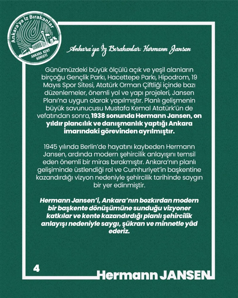 Ankara’ya İz Bırakanlar: Hermann Jansen — fotoğraf 6