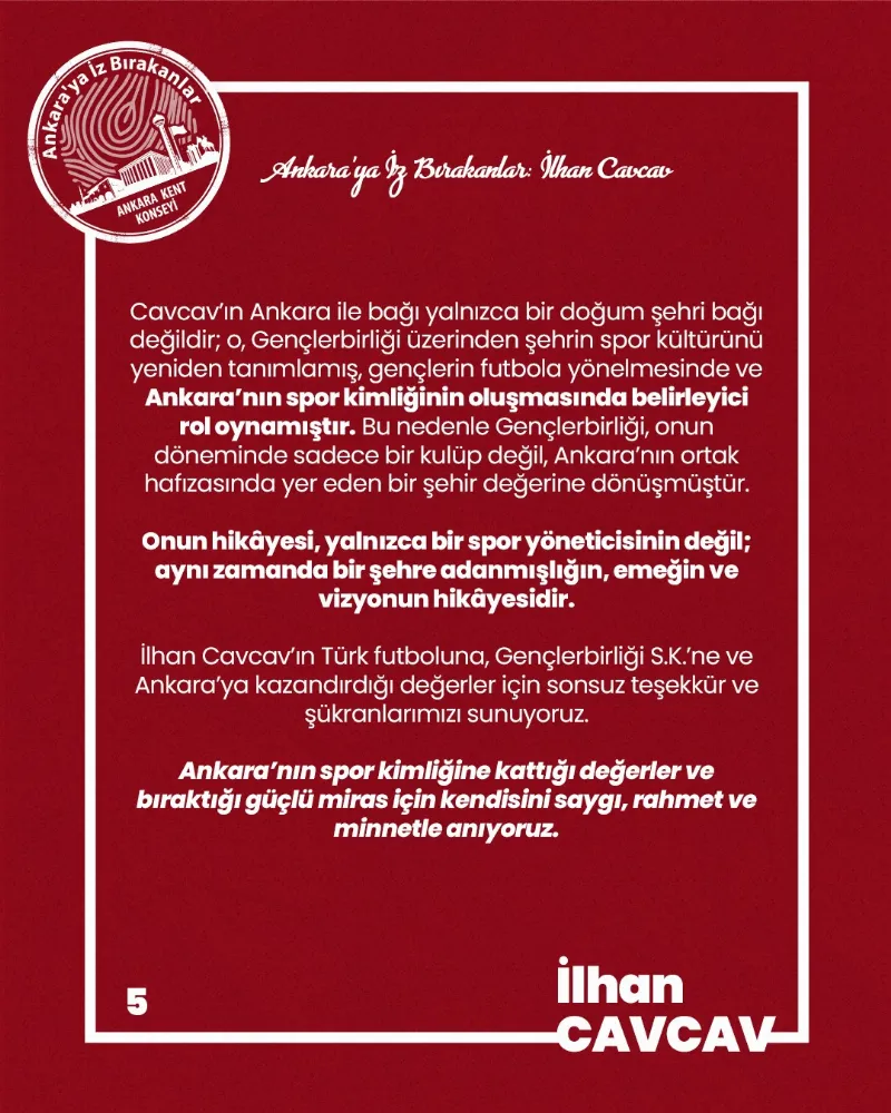 Ankara’ya İz Bırakanlar: İlhan Cavcav — fotoğraf 7