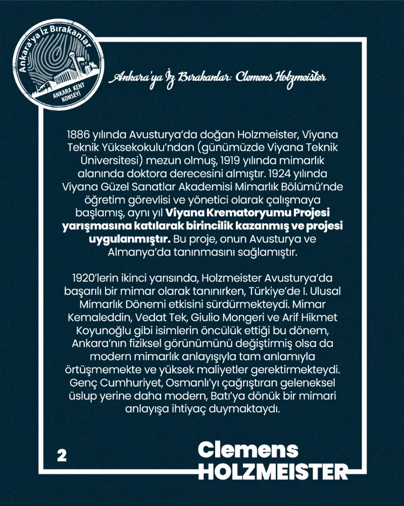 Ankara’ya İz Bırakanlar: Clemens Holzmeister — fotoğraf 4