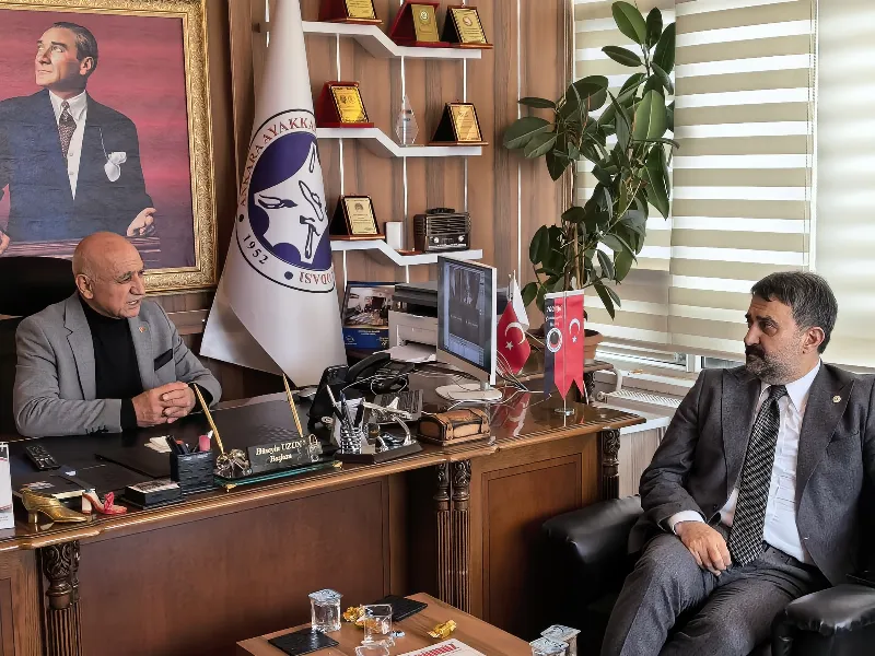 Ankara Umum Ayakkabıcılar ve Çantacılar Esnaf Odası Başkanı Hüseyin Uzun’a Hayırlı Olsun Ziyareti — fotoğraf 5