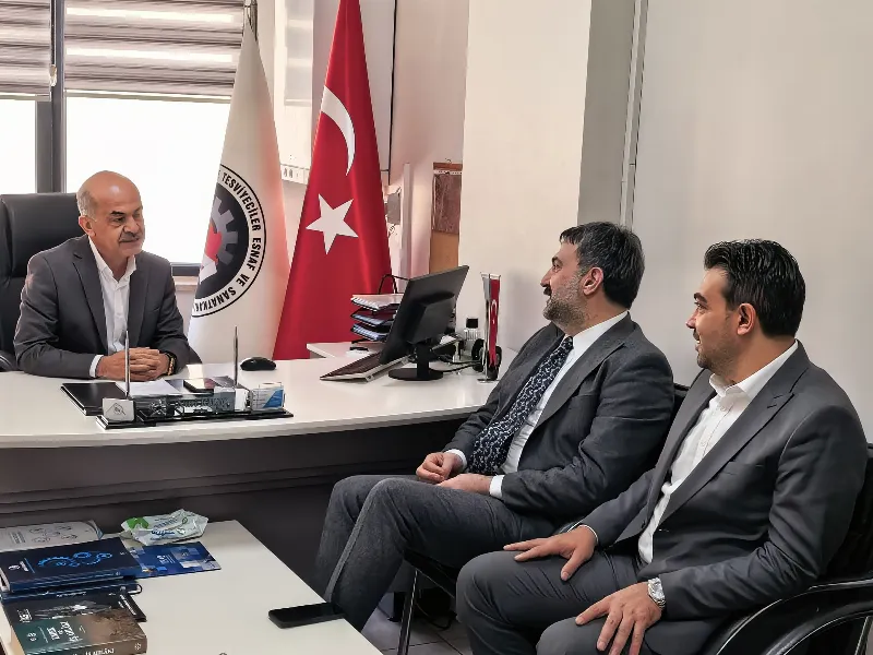 AKK Başkanı Halil İbrahim Yılmaz’dan Ankara Tornacılar ve Tesviyeciler Esnaf ve Sanatkârlar Odası Başkanı Nuri Kılıç’a Tebrik Ziyareti — fotoğraf 2