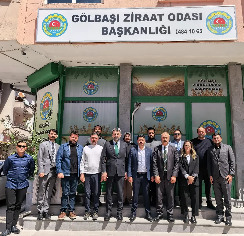 AKK Başkanı Halil İbrahim Yılmaz’ın Gölbaşı Ziraat Odası Tebrik Ziyareti — fotoğraf 8