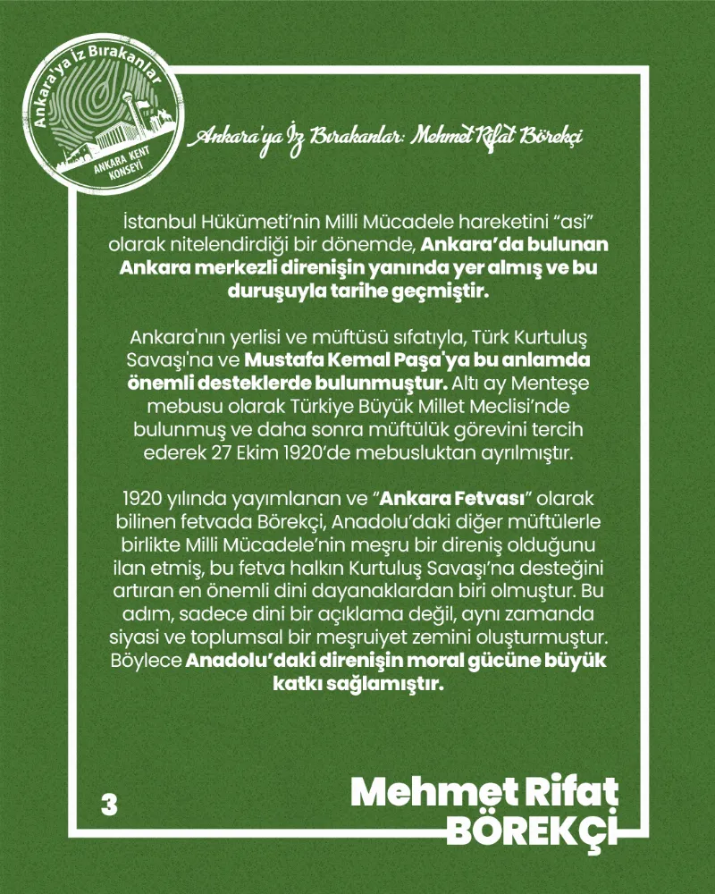 Ankara’ya İz Bırakanlar: Mehmet Rıfat Börekçi — fotoğraf 5