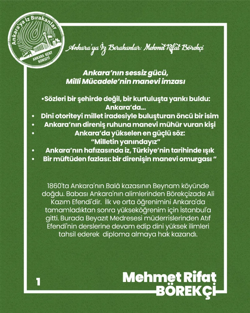 Ankara’ya İz Bırakanlar: Mehmet Rıfat Börekçi — fotoğraf 3
