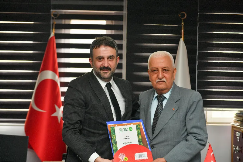 AKK Başkanı Halil İbrahim Yılmaz, Ankara Keresteciler Odası Başkanı Mehmet Ercan’e Tebrik Ziyareti — fotoğraf 2