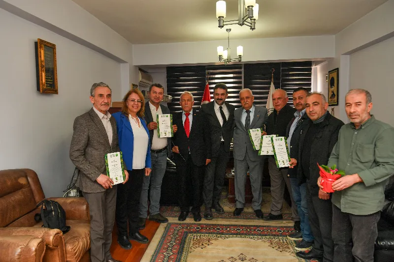 AKK Başkanı Halil İbrahim Yılmaz, Ankara Keresteciler Odası Başkanı Mehmet Ercan’e Tebrik Ziyareti — fotoğraf 3
