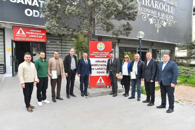 AKK Başkanı Halil İbrahim Yılmaz’dan Ankara Mobilyacılar Lakeciler Esnaf ve Sanatkârlar Odası Başkanı Hüseyin TAKLACI’ya Tebrik Ziyareti — fotoğraf 7