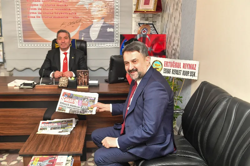 AKK Başkanı Halil İbrahim Yılmaz’dan Polatlı Sobacılar Kalaycılar Nalbantlar Ve Benzeri, Esnaf Ve Sanatkarlar Odası Başkanı Cabbar Çepur’a Hayırlı Olsun Ziyareti — fotoğraf 2