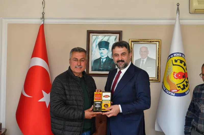 AKK Başkanı Halil İbrahim Yılmaz’dan Polatlı Ziraii Aletleri Tamirciler Ve Demir İşleri Sanatkarları Odası Başkanı Osman Aydoğan’a Hayırlı Olsun Ziyareti — fotoğraf 2
