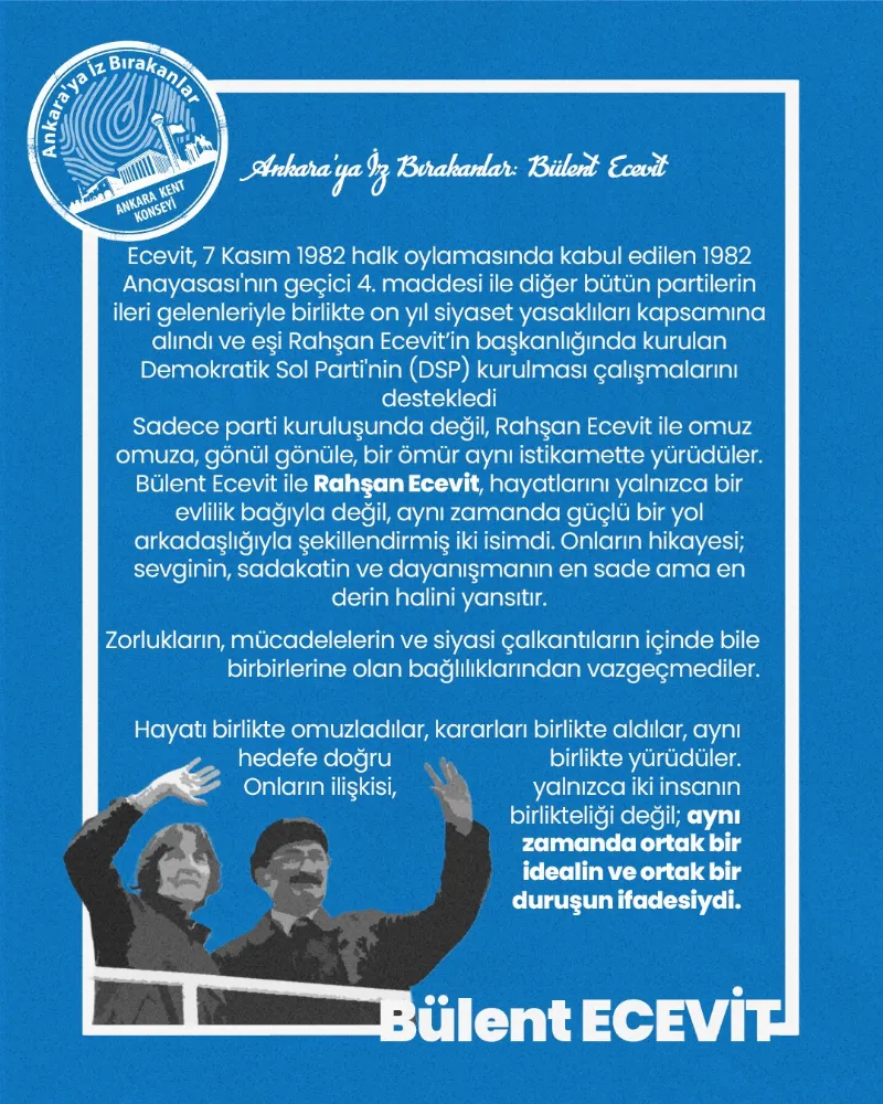 Ankara’ya İz Bırakanlar: Bülent Ecevit — fotoğraf 7