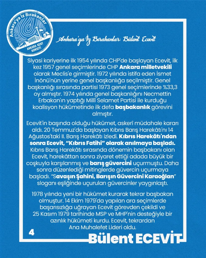 Ankara’ya İz Bırakanlar: Bülent Ecevit — fotoğraf 6