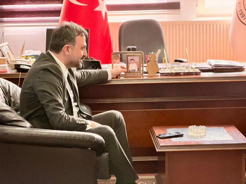 AKK Başkanı Halil İbrahim Yılmaz, Ankara Keresteciler Odası Başkanı Mehmet Ercan’e Tebrik Ziyareti — fotoğraf 5