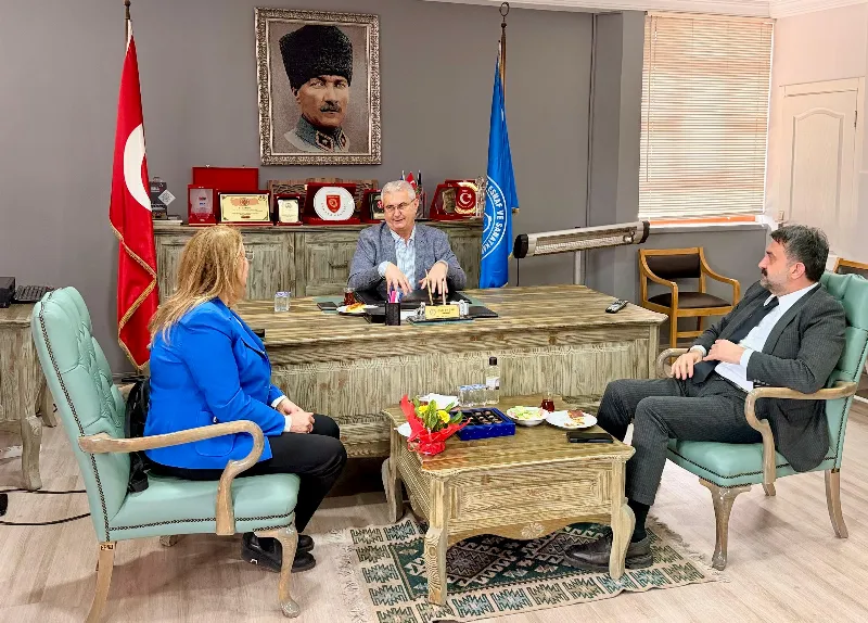 AKK Başkanı Halil İbrahim Yılmaz, Ankara Döşemeciler Esnaf ve Sanatkârlar Odası Başkanı Sadi Başar’a Tebrik Ziyareti — fotoğraf 2