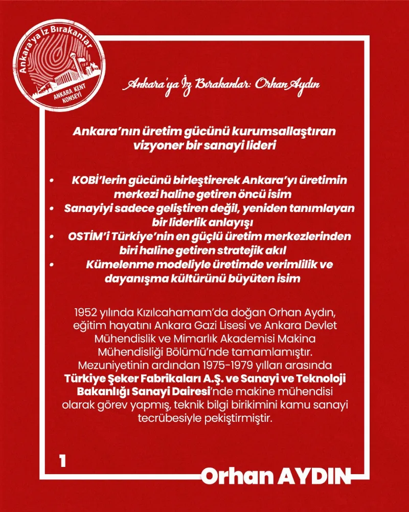 Ankara’ya İz Bırakanlar: Orhan Aydın — fotoğraf 3