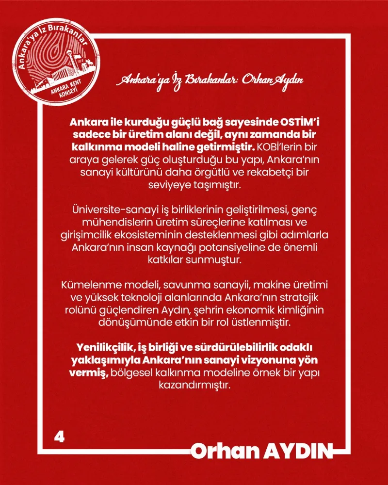 Ankara’ya İz Bırakanlar: Orhan Aydın — fotoğraf 6