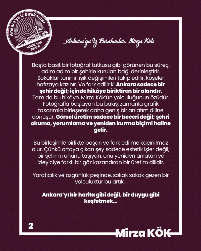 Ankara’ya İz Bırakanlar: Mirza Kök — fotoğraf 4