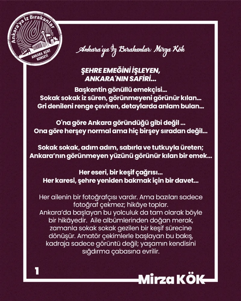 Ankara’ya İz Bırakanlar: Mirza Kök — fotoğraf 3