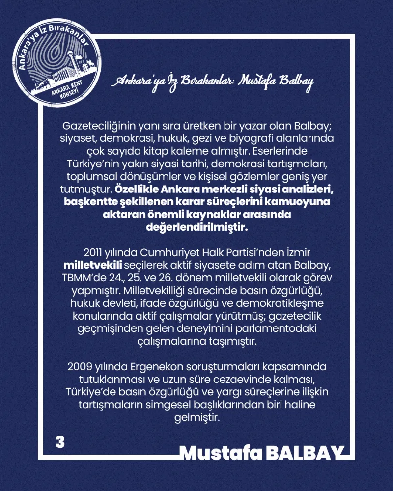 Ankara’ya İz Bırakanlar: Mustafa Balbay — fotoğraf 5