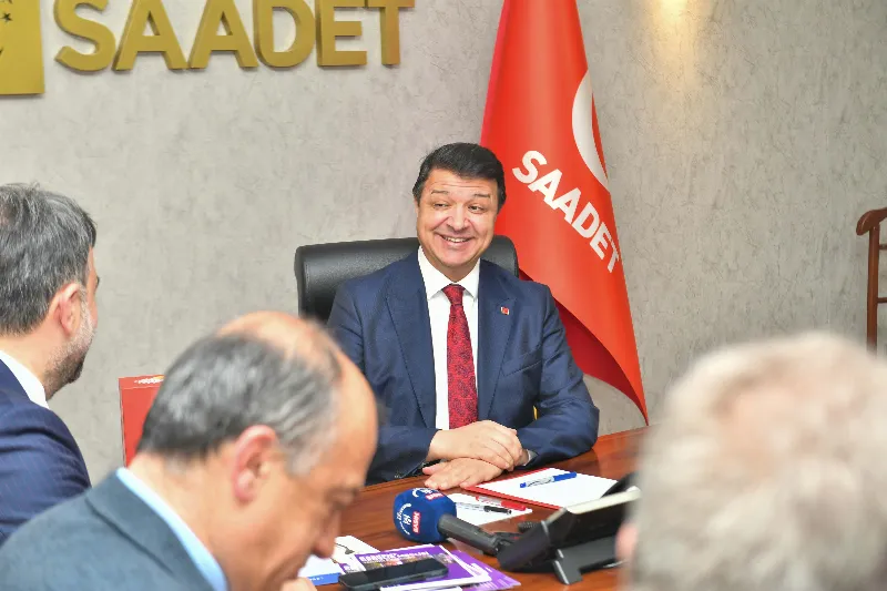 AKK Başkanı Halil İbrahim Yılmaz Saadet Partisi Genel Başkanı Mahmut Arıkan’ı Ziyaret Etti — fotoğraf 3