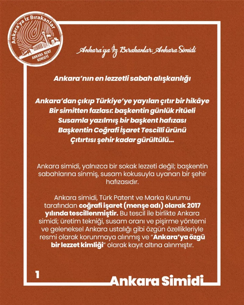 Ankara’ya İz Bırakanlar: Ankara Simidi — fotoğraf 3