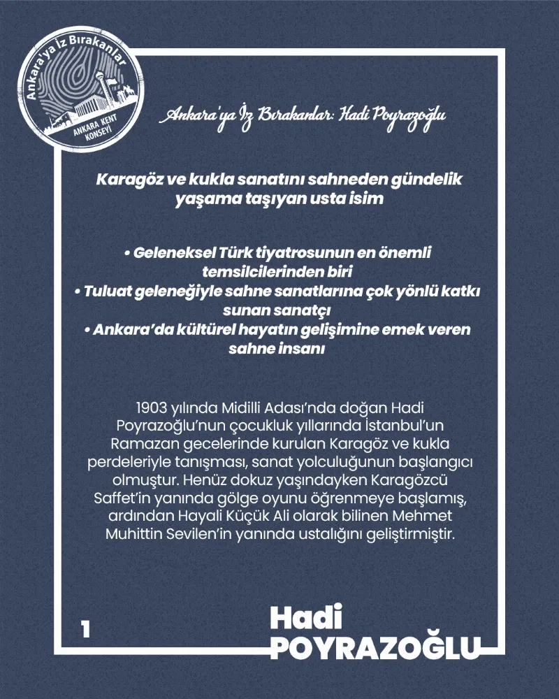 Ankara’ya İz Bırakanlar: Hadi POYRAZOĞLU — fotoğraf 3