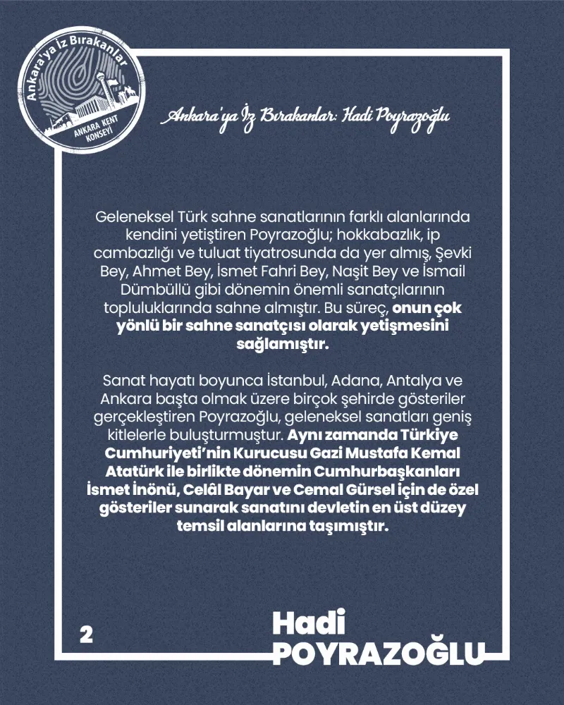 Ankara’ya İz Bırakanlar: Hadi POYRAZOĞLU — fotoğraf 4