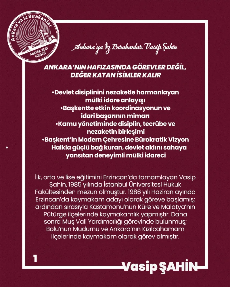 Ankara’ya İz Bırakanlar: Vasip Şahin — fotoğraf 3
