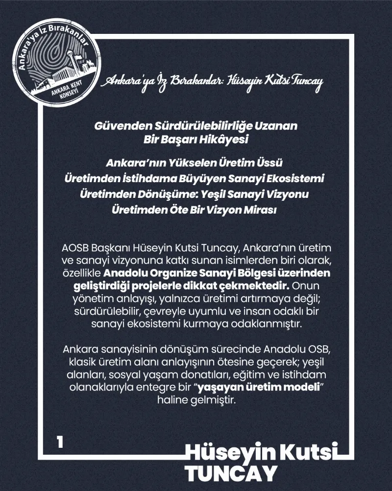 Ankara’ya İz Bırakanlar Hüseyin Kutsi Tuncay — fotoğraf 3
