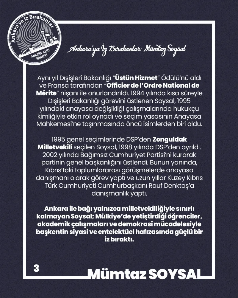 Ankara’ya İz Bırakanlar: Mümtaz Soysal — fotoğraf 5
