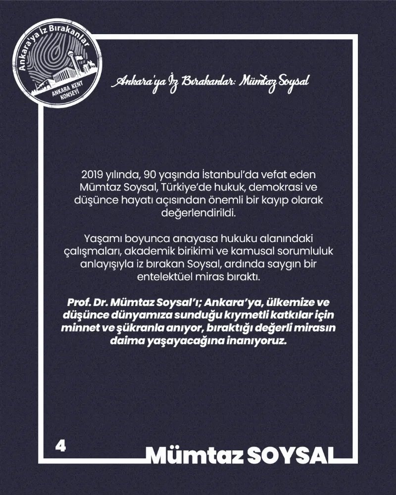 Ankara’ya İz Bırakanlar: Mümtaz Soysal — fotoğraf 6