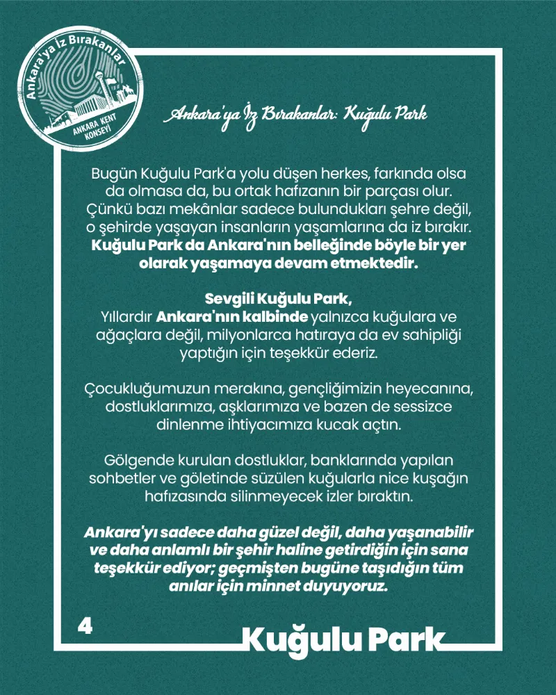 Ankara’ya İz Bırakanlar: Kuğulu Park — fotoğraf 6