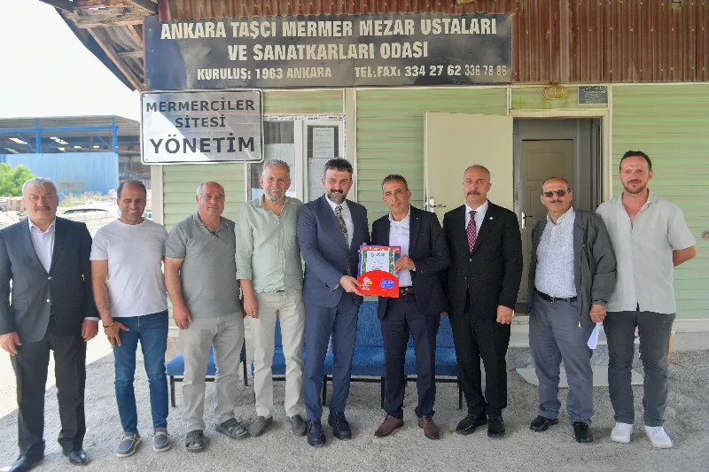 AKK Başkanı Halil İbrahim Yılmaz Ankara Taşcı Mermer Mezar Ustaları Ve Sanatkarlar Odası Başkanı Hakan Sarıkaya’yı Ziyaret Etti — fotoğraf 5