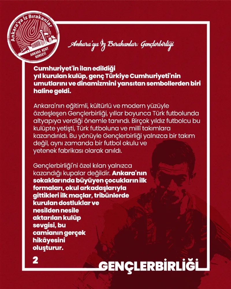 Ankara’ya İz Bırakanlar: Gençlerbirliği Spor Kulübü — fotoğraf 4