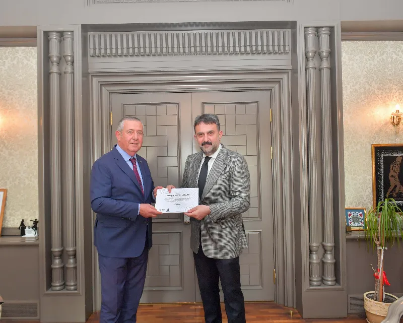AOSB Başkanı Hüseyin Kutsi Tuncay Ve Beraberindeki Heyet AKK Başkanı Halil İbrahim Yılmaz’ı Makamında Ziyaret Etti — fotoğraf 7