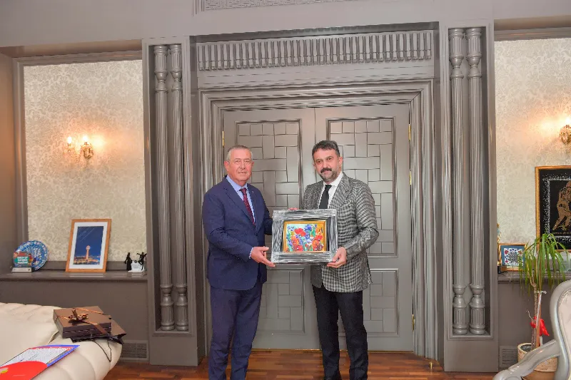 AOSB Başkanı Hüseyin Kutsi Tuncay Ve Beraberindeki Heyet AKK Başkanı Halil İbrahim Yılmaz’ı Makamında Ziyaret Etti — fotoğraf 13
