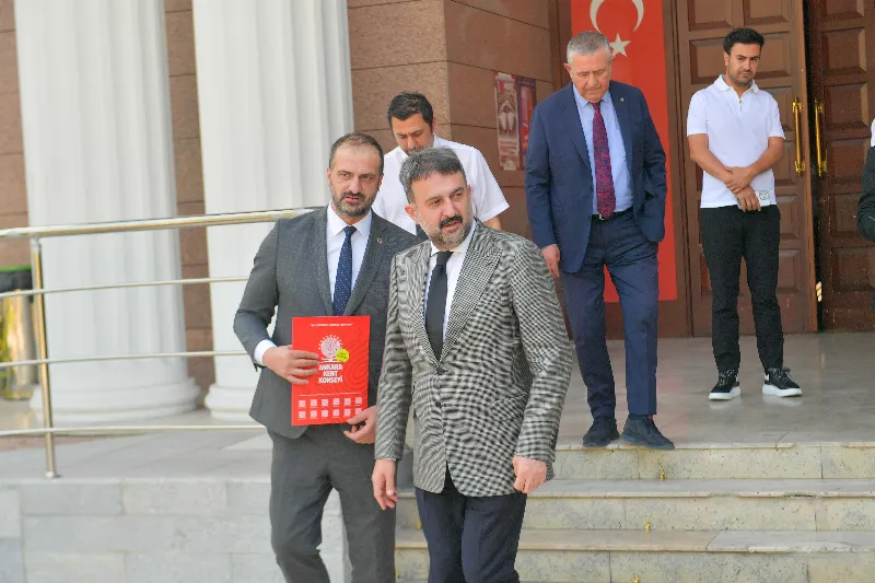 AOSB Başkanı Hüseyin Kutsi Tuncay Ve Beraberindeki Heyet AKK Başkanı Halil İbrahim Yılmaz’ı Makamında Ziyaret Etti — fotoğraf 15