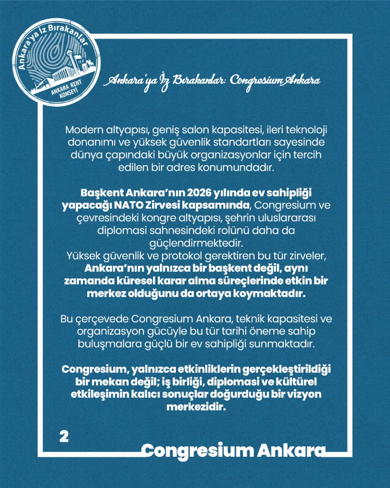 Ankara’ya İz Bırakanlar: Congresium — fotoğraf 4