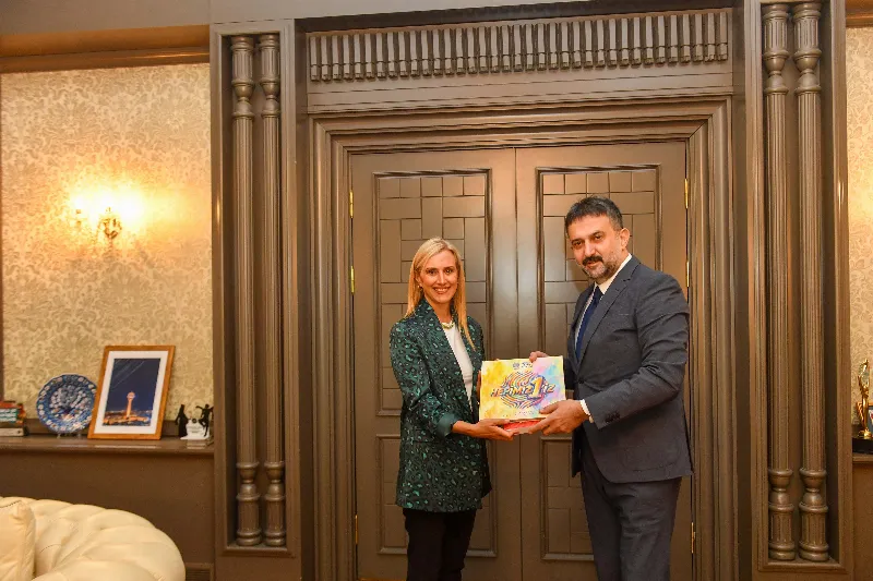 AKK Başkanı Halil İbrahim Yılmaz Prof. Dr. İpek Özkal Sayan’ı Ağırladı — fotoğraf 9