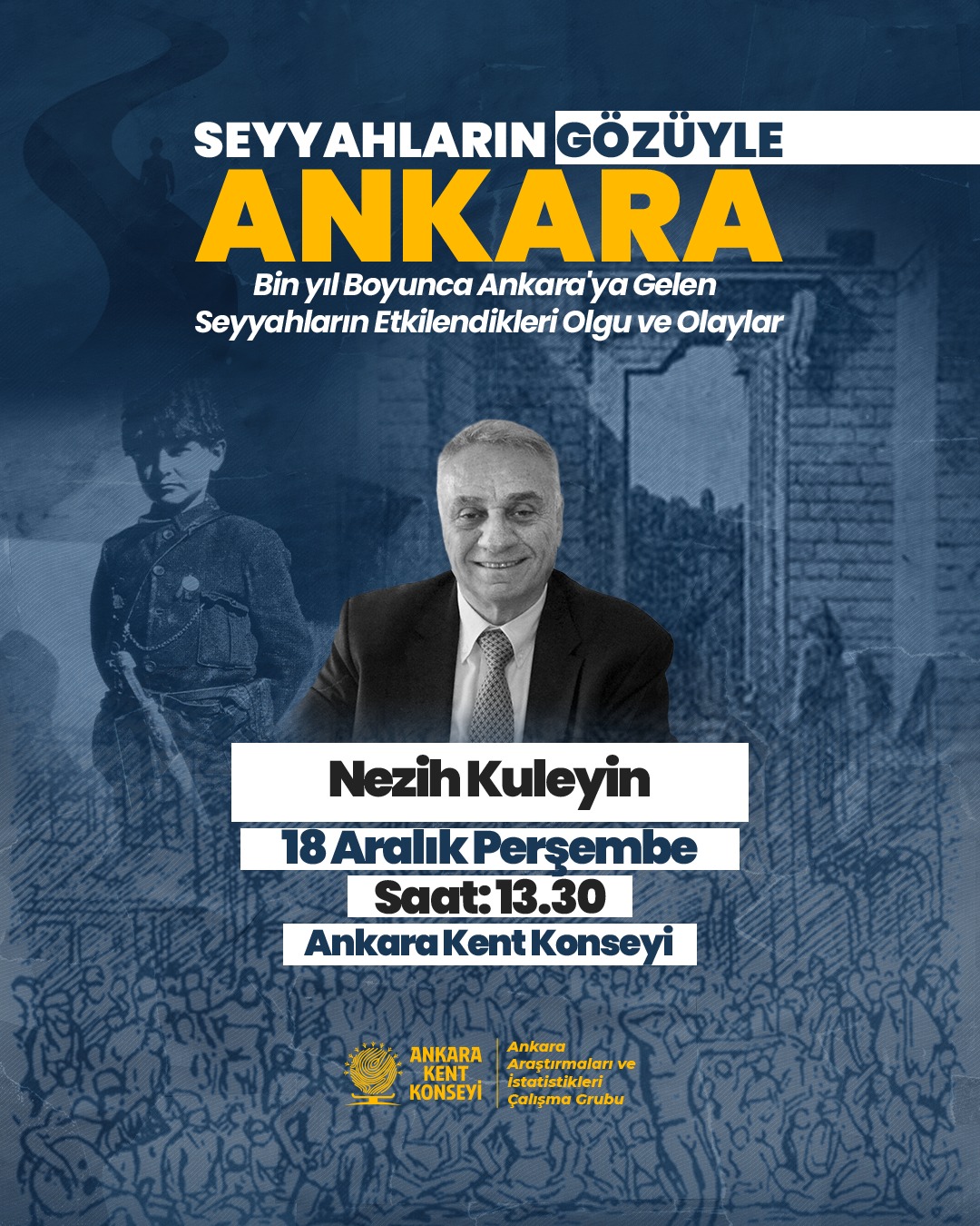 “Seyyahların Gözüyle Ankara” Söyleşisi Daveti
