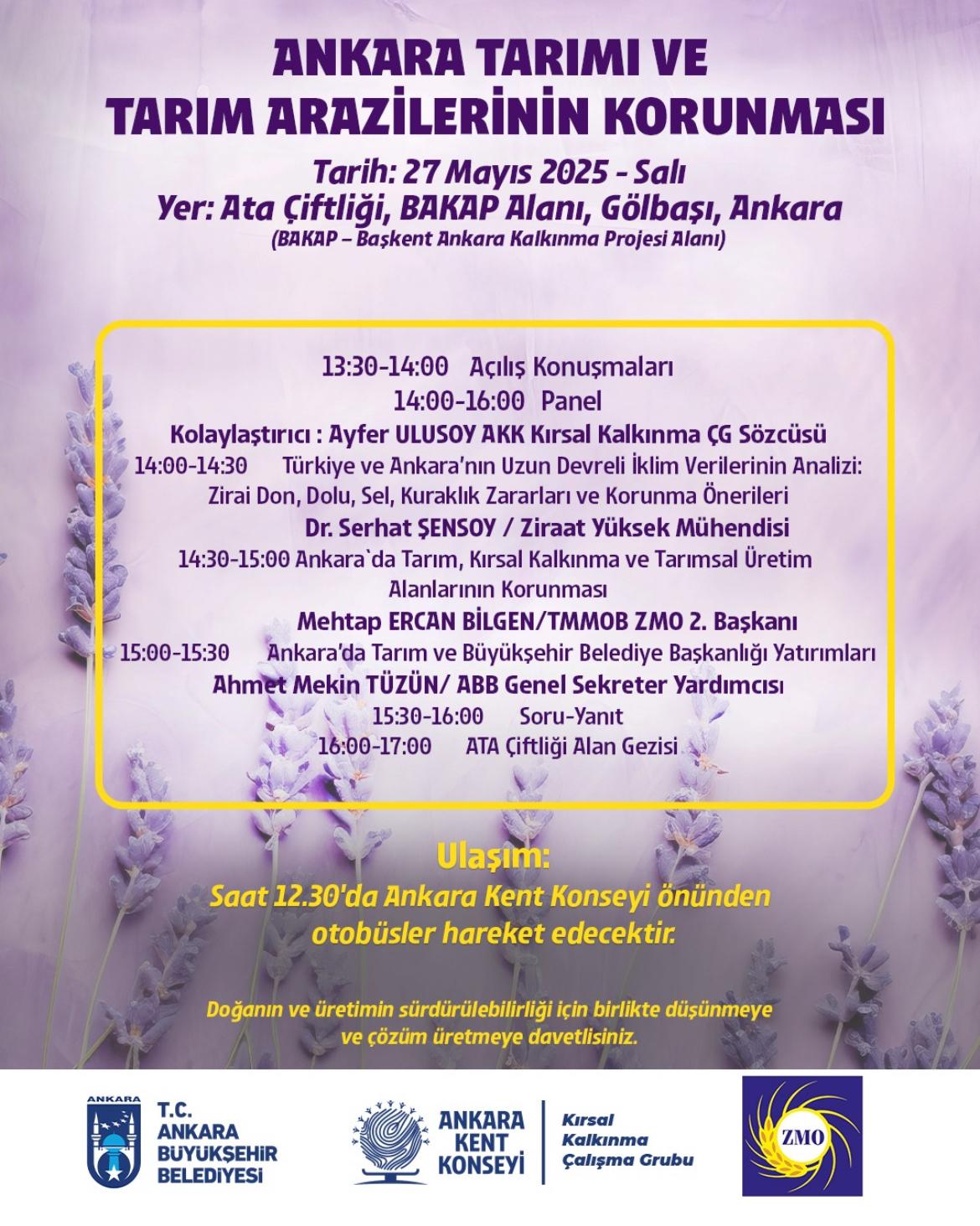 Ankara Tarımı ve Tarım Arazilerinin Korunması