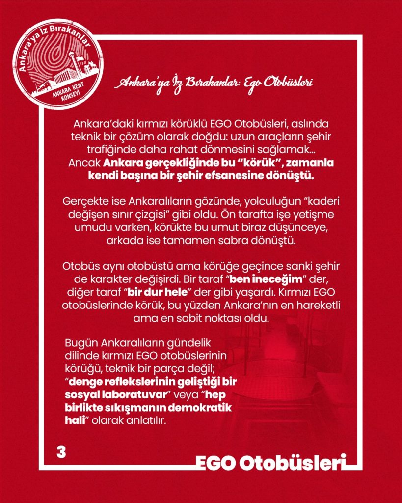 Ankara’ya İz Bırakanlar Şehrin “kırmızı canavarı”: EGO Otobüsleri — fotoğraf 5